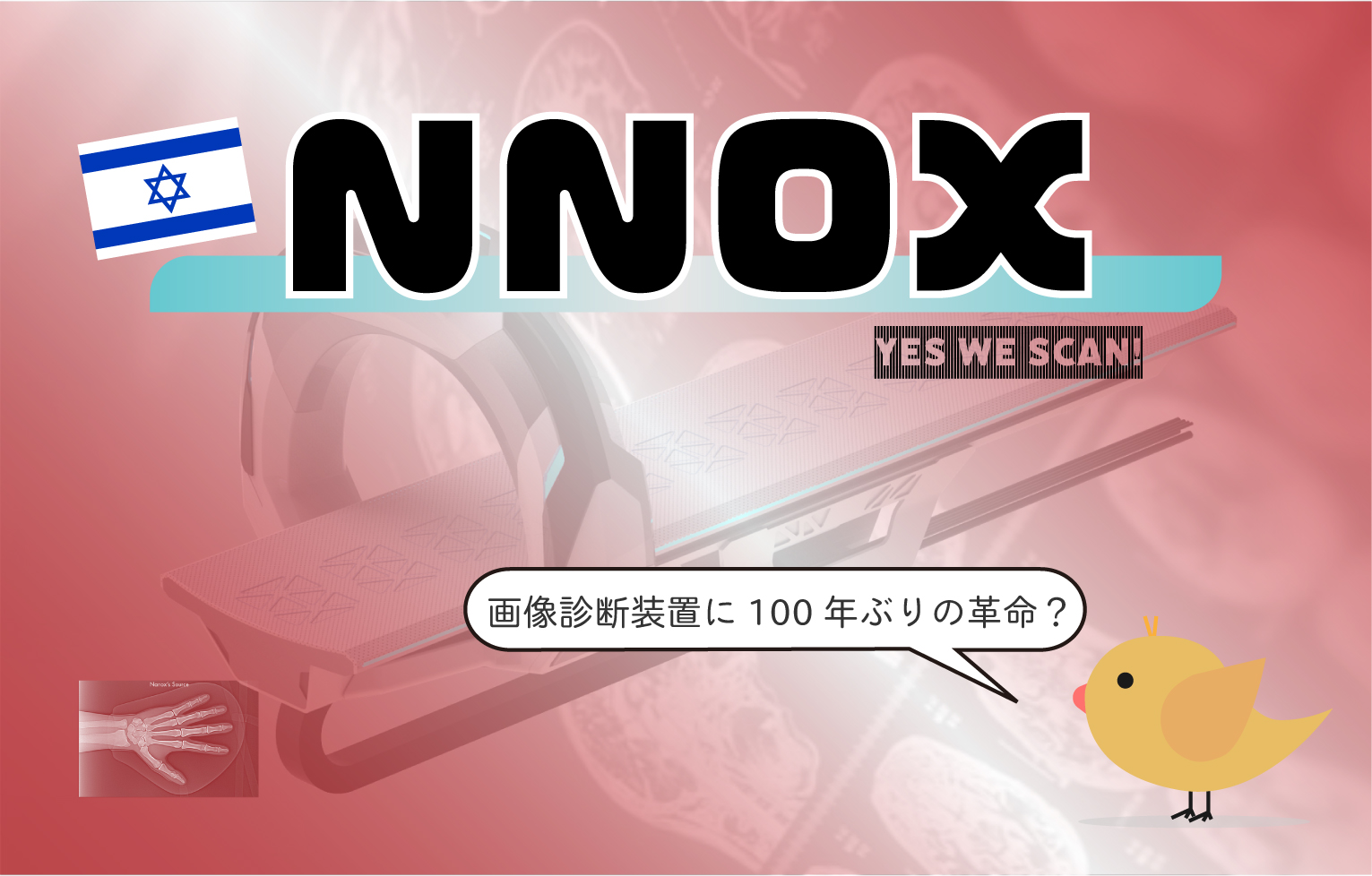 革命的な医療用画像診断装置を開発するナノックス・イメージングの投資情報【NNOX】
