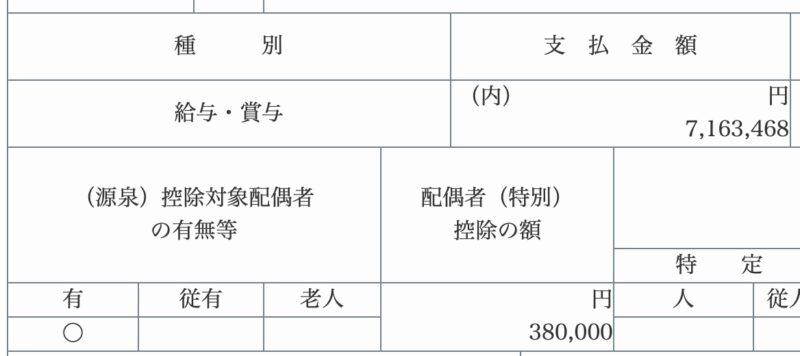 IF30管理人の源泉徴収票